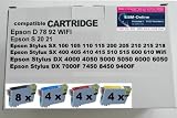 20 Druckerpatronen für Epson Stylus