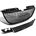 Spec-D Tuning for Gmc Yukon Denali Xl Black Upper Mesh Grill, Lower Grille Combo 2Pcs