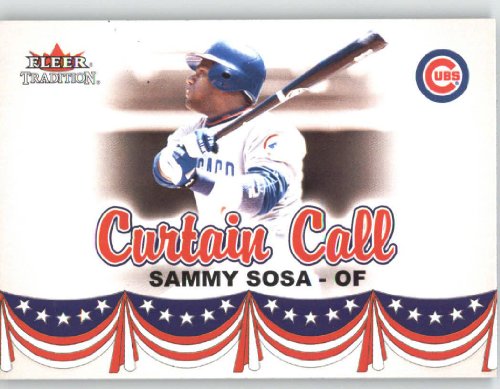 2002 Fleer Tradition Update #U376 Sammy Sosa CC - Chicago Cubs (Curtain Call) (Baseball Cards)