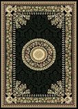Home Dynamix 11023 7 10 Round black Area Rug