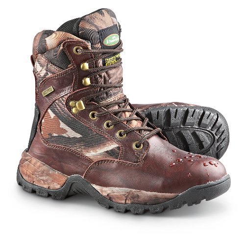 Men's Tamarack 8 inch 600 gram Waterproof Boots Realtree Hardwoods HD, HARDWOODS HD, 8