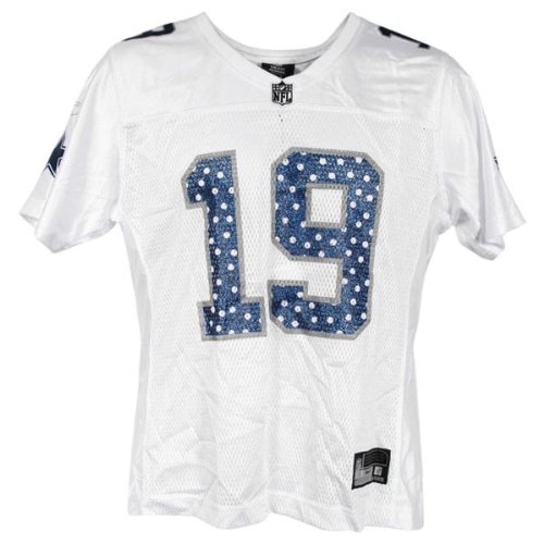 Women's Miles Austin #19 Dallas Cowboys NFL Replica Jersey by Reebok (White-Navy)(Size=XX-LARGE)