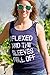 Womens I Flexed and The Sleeves Fell Off Tank Top Funny Sleeveless Workout Tee