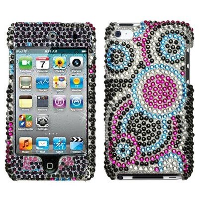 MyBat Apple iPod Touch 4G Diamante Protector Cover - Bubble-MyBat