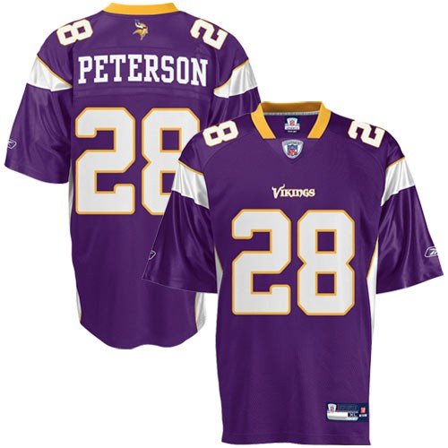 Adrian Peterson Minnesota Vikings Purple NFL Replica Jersey