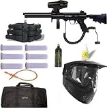 TIPPMANN A5 PAINTBALL Gun Stealth Flatline SNIPER SET