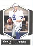 2010 Donruss Classics Football Card # 28 Tony Romo / Dallas Cowboys / NFL Trading Card by Panini