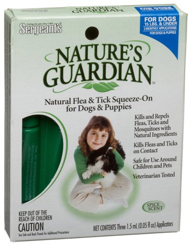 Nat Guardia Dog Flea And Tick Under Squeeze 3 Count,  Units (Pack of 2)