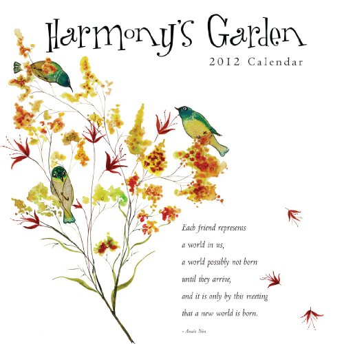 2012 Harmonys Garden Wall Calendar