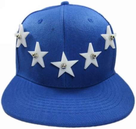 Godbead Unisex 3D Letters Rivet Hip-Hop Hat Spikes Snapback Baseball Cap(J79)