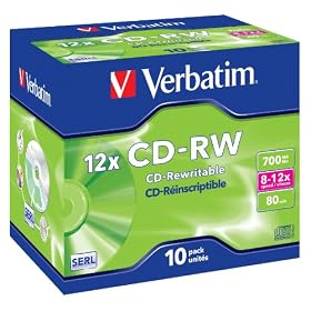 Verbatim 43148 CD-RW 12x 700MB 10 pack