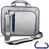 Grey Blue Shoulder Strap Carrying Bag for the Apple MacBook Pro Series or any 15 Inch 15.4... by Gizmo Dorks