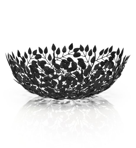 Large Metal Leaf Collection Wire Bowl