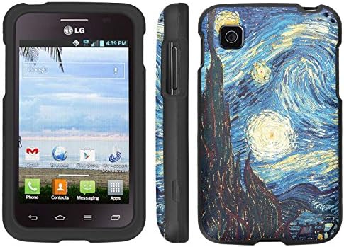 [ArmorXtreme] Case for LG Optimus Dynamic II 2 LG39C L39C [Designer Image Shell Hard Cover Case] - [Starry Night Van Gogh]