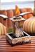 Ceramic Fountain Firepot - Speckled Drip Glaze
