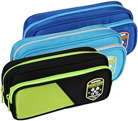 Multi-functional Pen Bag,Students Canvas Stationery Storage Bag by SymPro (Black)