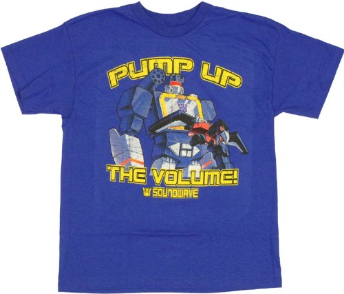  Soundwave Pump Up The Volume Transformers Youth T-shirt.