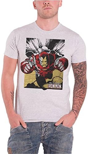 Iron man T shirt Avengers Superhero Vintage Marvel Comics Official Shirt
