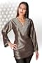 Gray long sleeves Kurti/Tunic with designer bead work