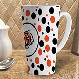 NFL Cincinnati Bengals 16-Ounce White Latte Mug
