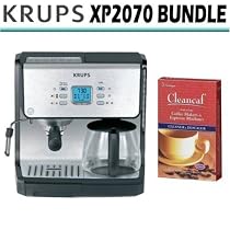 Krups XP2070 Coffee and Espresso Machine w/ Decalcifier