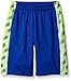 New Balance Boys' Big Performance Short with Logo Side Panels, Pacific/White/Toxic, 18-20