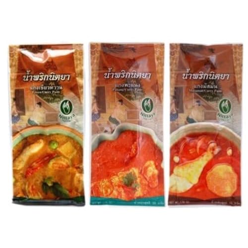 Nittaya Thai Famous Curry Series Green CurryMassaman Curry