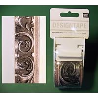 Designtape/ Bordüre 'barock silber'