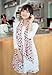 Shop4Clothing365(TM) New Fashion Chiffon Scarf Shawl- Light Pink Background, Colorful Heart-shaped Pattern(SC03-017-01)