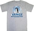 The Office Vance Refrigeration Logo Gray T-shirt Tee