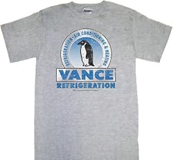The Office Vance Refrigeration Logo Gray T-shirt Tee