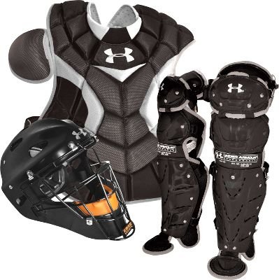 Under Armour Junior Black Catcher's Kit - Baseball Catcher's Accessories