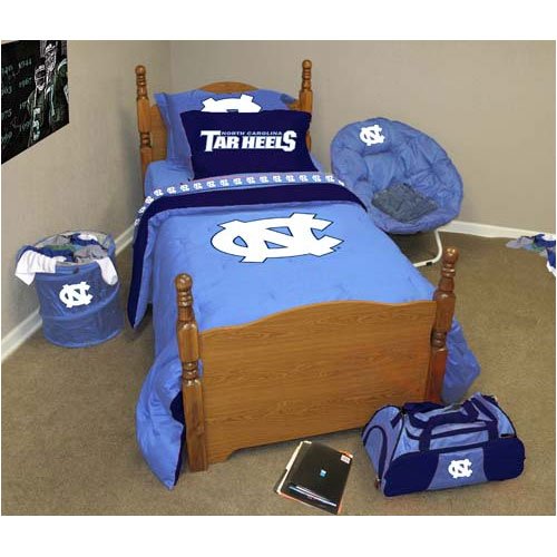 North Carolina Tar Heels NCAA Bed in a Bag - Full Queen by Logo Chair