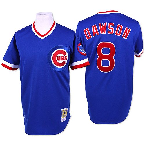 Chicago Cubs Authentic 1987 Andre Dawson Road Jersey by Mitchell & Ness