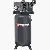 Campbell Hausfeld Electric Stationary Air Compressor 5 HP, 16.1 CFM @ 90 PSI, 80 Gallon, 230 Volt, Model# CE5000 51bksVx3p1L. SL160 Campbell Hausfeld Electric Stationary Air Compressor 5 HP, 16.1 CFM @ 90 PSI, 80 Gallon, 230 Volt, Model# CE5000