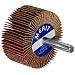 Merit Flexible Mini Grind-O-Flex Abrasive Flap Wheel, Round Shank, Aluminum Oxide