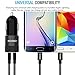 ONSON Car Charger,3.1A Dual Port High Speed USB Car Charger+3FT Micro USB Cable Combo for iPhone 6s/6s Plus/5E/5s/5c/5, Samsung Galaxy S6/S5/S4/S3, Motorola, HTC Phone and More.(Black)