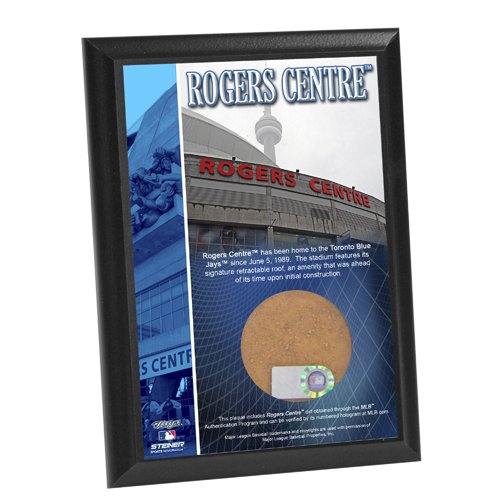 MLB Toronto Blue Jays Rogers Centre 4x6-Inch Game Used Dirt Plaque Photomint