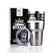 Stainless Steel Tumbler - STRATA 30 oz. Highly Insulated Rambler - No Sweat Thermos-304 Double Walled Stainless Steel w/ Copper Lining- Seamless Anti-Microbial Design with Travel Lid