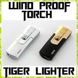 Tiger Brand Torch Lighter for Cigars & Cigarettes ~ Tiger