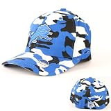 Detroit Lions Flex Fit Baseball Hat - Camouflage