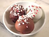 Hand dipped Gourmet Peppermint Truffles, Dipped in Dark Chocolate