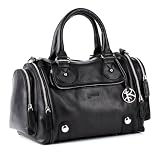 Produkt-Bild: BACCINI Henkeltasche DAPHNE, Tote-Handtasche (40x23x17 cm) Leder schwarz