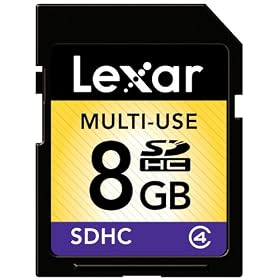 Lexar - Carte m�moire flash - 8 Go - Class 2 - SDHC