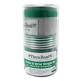 Thera-band Comfort Fit Ankle/Wrist Cuff Weights, Set of 2, Green, 1.5-Pound