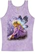 The Mountain Purple Winged Fairy Fantasy Womens Tank Top Shirt