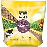 Tidy Cats Cat Litter, Clumping, Pure Nature, Cedar, Pine & Corn, 12-Pound Bag, Pack of 1