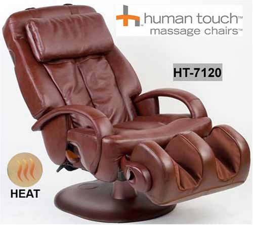 Human Touch Leather Massage Chair - Chocolate (HT-7120)