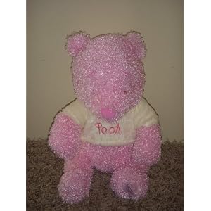 Adorable Disney Soft Curly Hair Pink Gum Drop Cherry Winnie the Pooh 12 Plush Doll by