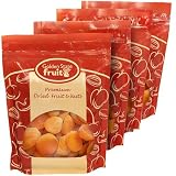 Dried Mediterranean Apricots 4 Lbs (in 4 - 16 oz. Reclosable Bags)